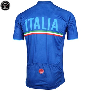 2018 NAUJA Klasikinė ITALIJA ITALIJA Komanda Blue Bike Pro Cycling Rinkiniai / Jersey / kombinezonai su Antkrūtiniais Šortai Kvėpuojantis Gelio Padas JIASHUO 3 Pasirenka