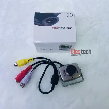 Super Mažos, Turi Naktinio Matymo 700TVL HD VAIZDO mini Kamera AV Audio MIC Metalo stebėsenos produktų Priežiūros MICRO vidicon