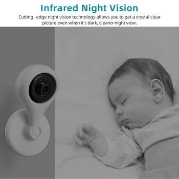 Kūdikio stebėjimo Kamera 1080P HD Wireless WiFi Naktinio Matymo dvipusis Balso Home Security Judesio Aptikimo Signalizacijos Kūdikių Fotoaparatas