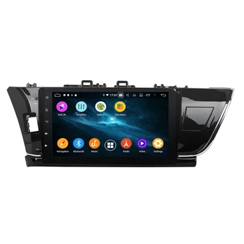 Android 9.0 DSP Automobilių GPS Navigacija radijo grotuvas Toyota Corolla -2016 kairėje Multimedijos Radijo Garso Grotuvas Headunit Ne DVD