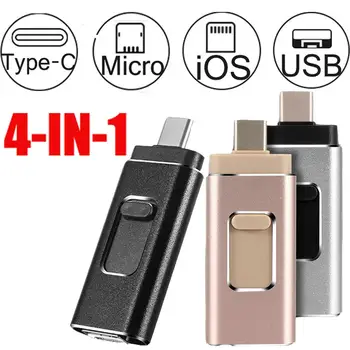 USB 3.0 4 1 Tipas-C/Micro-USB/OTG/ 