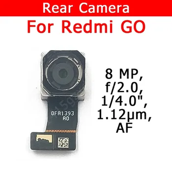 Originalaus Galinio vaizdo Kamera, Skirta Xiaomi Redmi EITI RedmiGO Atgal Pagrindinė Didelis Fotoaparato Modulio Flex Kabelis Pakeitimo Atsarginės Dalys