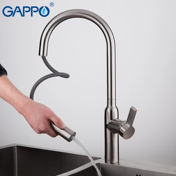 GAPPO ištraukti virtuvės maišytuvas vandens maišytuvas kranas nerūdijančio plieno virtuvės maišytuvas bakstelėkite maišytuvas, virtuvėje, vonios kambarys torneira para cozinha