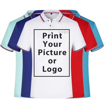 Custom Vienodų įmonių Grupės Komandos Marškinėlius Spausdinti Photo/Logotipas Unisex vientisos Spalvos trumpomis Rankovėmis O kaklo Marškinėliai Vyrams ir Moterims