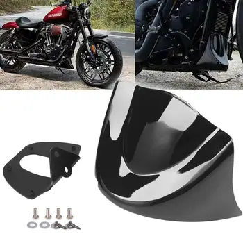 Naujas Blizgus/Matinis Juodas Motociklas, Mažesni Priekiniai Smakro Oro Aptakas Dam Lauktuvės Padengti Harley Dyna Fat Bob Modeliai 2006-2018