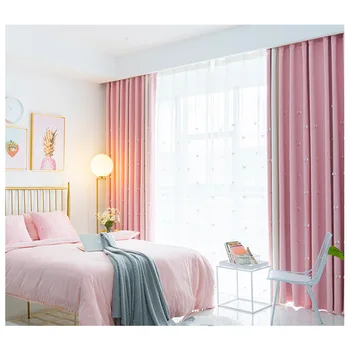 Europos Stiliaus užuolaidas kambarį BedroomSimple Modernaus Stiliaus Mergaičių, Vaikų Kambarys Mergaičių Širdies Princesė Stilius