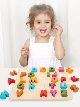 Vaiko Medinis Žaislas Montessori Ugdymo Ankstyvojo Mokymosi Pratybų Hands-on Galimybė Geometrines Figūras Atitikimo Žaidimai Vaikams, Žaislų, Dovanų