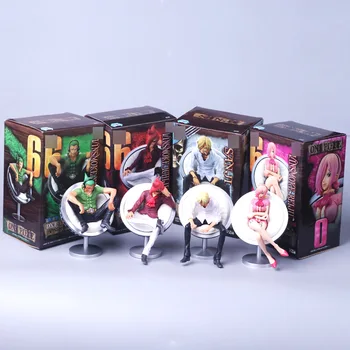Anime One Piece, Kad Vinsmoke Šeimos PVC Veiksmų Skaičius, K 66 Vinsmoke Reiju Ichiji Niji Sanji Yonji Statulėlės Modeliai Žaislas SA1717