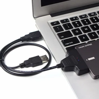 SOONHUA SATA USB 2.0 Kabeliai Dual-USB 2.0 2.5