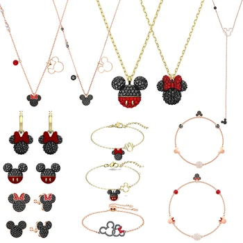Mados ponios papuošalai išskirtinį Mickeys ir Minnies mados juvelyrika priedai nustatyti, šaliai, papuošalai mergaitėms dovanų