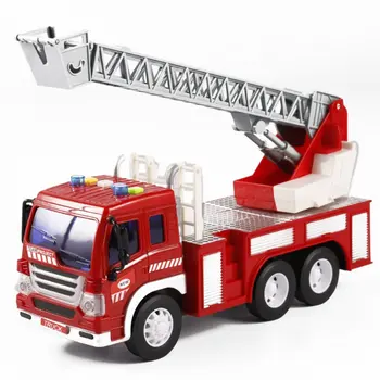 Milžinišką Gelbėjimo Gaisro Variklio Sunkvežimių Žaislas Su Šviesos, Garso, 1:16 Priešgaisrinė ir saugos Automobilių Dovana Automobilių Modeliavimo Žaislą Dovanų