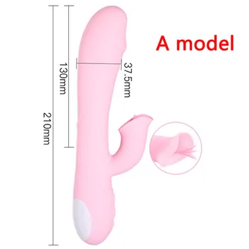 Šildymo Lazdelė Teleskopinė Sūpynės G-taško Vibratorius Kalba Lyžis Klitorio Stimuliatorius Triušis Veržlus Vibratorius Sekso Žaislas, skirtas Moters