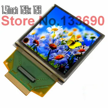 1.5 colių spalvotas OLED ekranas su 128x128 Raiškos SPI nuoseklųjį prievadą Lygiagrečios Sąsajos SSD1351 Valdytojas 30PIN originalas