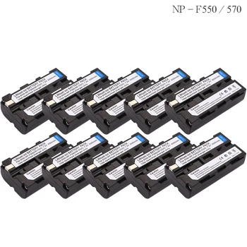 Didmeninė 10x baterijų: NP-F550 NP-F570 f550 f530 skaitmeninis baterija Sony CCD-SC55 CCD-TRV81 DCR-TRV210 MVC-FD81 DSC-D700 Hi-8