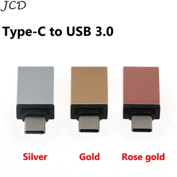 JCD 60pcs OTG tipas-c usb c adapteris micro c tipo usb-c usb 3.0 Mokestis Duomenų Konverteris, skirtas samsung galaxy s8 s9 8 pastaba a5 