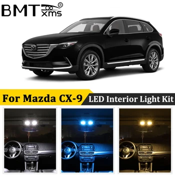 BMTxms Už Mazda CX-9 CX9 2007-2020 Transporto priemonės LED Interjero Žemėlapis Dome Kamieno Tuštybės Veidrodis Šviesos Rinkinys Canbus Lemputės, Automobilių Reikmenys