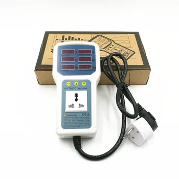 ATX9800 galios matuoklis 4400W 20A Elektros Energijos Monitorius LED Šviesos Testeris Lizdas Vatmetrą Analizatorius