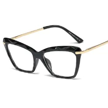 Prabanga skaidraus Krištolo supjaustyti akinius Moterims Prekės ženklo Dizaineris PC Kadro Objektyvas Moterų Klasikinis Vyrų Mados Akiniai