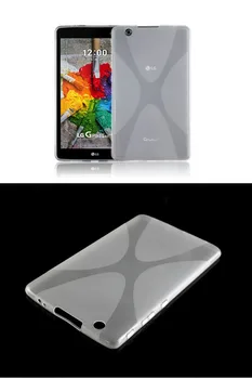 X Line Matinis TPU Gelio Silikoninis Apsauginis Odos Gumos Atveju Rankovės Padengti LG G PAD X 8.0 V521WG/G PAD 3 8.0 V525 V521 V520 V522