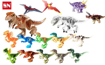 LELE79151/YG77001/SY824/SY736 Nick Riteriai Jurassiic Dinozaurų pasaulyje Tyrannosaurs Rex Statybiniai Blokai, plytos, Žaislai