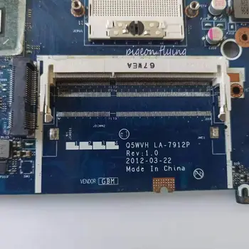 V3-571G E1-571G motininės Plokštės Acer nešiojamas kompiuteris V3-571 E1-571 Q5WVH LA-7912P HM77 GPU: GT620/630/710 2GB DDR3 bandymo GERAI