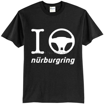 Trumpas Rankovės Hipster Tees Nurburgring marškinėliai Naujas Mados Vyrams trumpomis Rankovėmis Pirkti Internetu T Shirts
