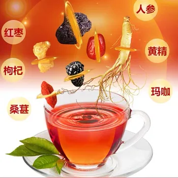 Karšto pardavimo hurbolism quinary Ženšenio Šaknų arbata nuo Maca Zizifų Mulberry Polygonatum Kinijos ožerškiai spermos gerinimo nemokamai shipp