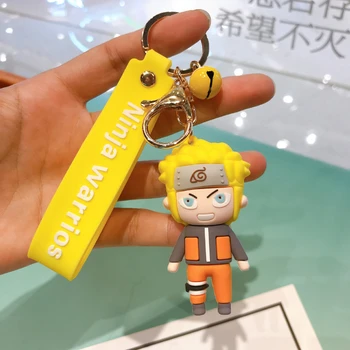 Naruto Keychain Raktų Žiedas Cosplay Prop Anime Uchiha Itachi Hatake Kakashi Puikus Keychain Pakabukas Priedai