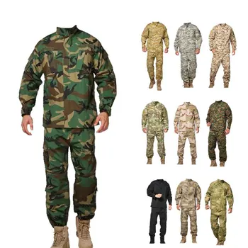 Kamufliažinis kostiumas vyrų ACU karinę uniformą kamufliažas karinių pratybų kostiumas