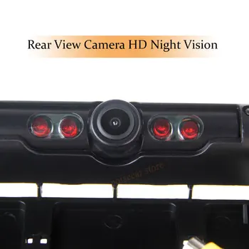 Licenciją Plokštės Rėmas Atsarginė Kamera IR/LED Naktinio Matymo Automobilio Galinio vaizdo Kamera su 170° stebėjimo Kampu atsparumas Vandeniui Atsarginės kopijos Atėjo