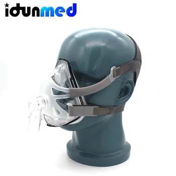 BMC CPAP Pilna Veido Kaukė Su Reguliuojamu galvos Apdangalai 3 Dydžio Pagalves Miegui Kvėpavimo Aparatas Miego Apnėja Anti-Knarkimas