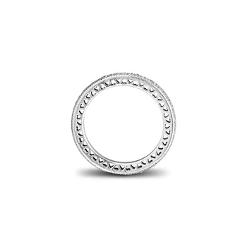 Šviečia Žiedai 925 Sterlingas Sidabro Originalus Širdies Sidabro Žiedas 