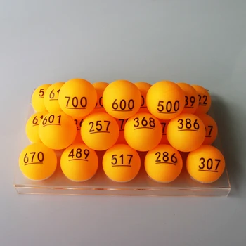 1-1000 skaitmeninės skaičius loterijos žaidimas kamuolys individualų numerį skatinimo kamuolys pingpong kamuolys švietimo