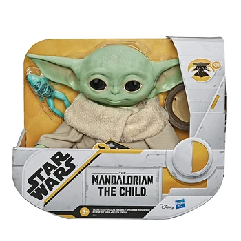 Star Wars Mandalorian Vaikas Yoda Kūdikio, Vaiko Kalbėti Pliušinis Žaislas su Charakteriu Skamba ir Aksesuarai Voiceable Žaislas