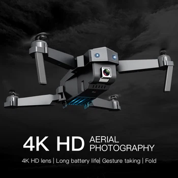 Naujas SG107 Mini Drone 4K HD Dual Camera, Sulankstomas Nešiojamų Quadcopter Vienu paspaudimu Grįžti FPV Drone Sekite Mane RC Quadcopter Berniukas Žaislas