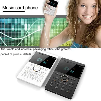 E1 Mini Mobilusis Telefonas Studentų Versija Ultra Plonas Mini Kortelės, Mobiliojo Ryšio Telefonas, Fm Radijas