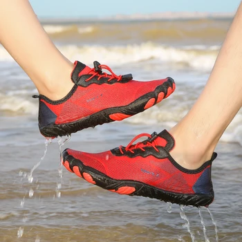 Vyrų ir moterų basomis plaukimo sporto, vandens batai lauko greitai-džiovinimo kvėpuojantis paplūdimio didelio dydžio batų porą pelkių batai