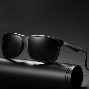 Mados Akiniai nuo saulės vyrams Aikštėje Saulės Akiniai Markės Dizaineris UV400 apsauga Atspalvių oculos de sol hombre akinius Vairuotojo Oculos