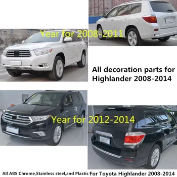 Toyota Highlander 2008 2009 2010 2011 2012 2013 Skydas Iš Nerūdijančio Plieno, Galiniai Atgal, Durys, Bagažinė Bagažinės Rėmo Plokštės Apdaila