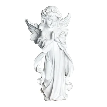 Angel Girl Skulptūra Apdaila Namo Gyvenamasis Kambarys Spinta Rankdarbių Dervos Statula Apdailos Pasakų Kalėdų Dovana Figūrėlės