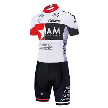 2020 Komanda IAM dviračių skinsuit vasaros lauko skinsuits dviračių triatlonas drabužių kostiumas uniforme ciclismo VYRŲ ropa de bicicleta
