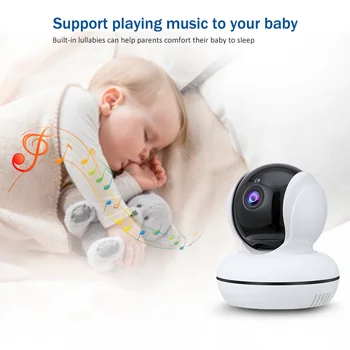 DANMINI Kūdikio stebėjimo Vaizdo 860Q 5in Hd Skaitmeninis 720p Garso Kūdikių Kamera Verkti, Signalizacijos Naktinio Matymo Talkie Pavaduotojas Eletronica Stebėti