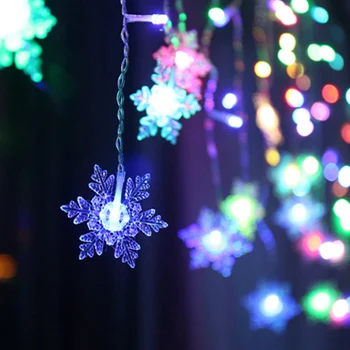 QIFU Kalėdų Dekoratyvinis LED String Šviesos Girlianda 2020 Kalėdų Dekoro Namo Kambaryje Pasakų Atostogų Žiburiai Laimingų Naujųjų Metų 2021