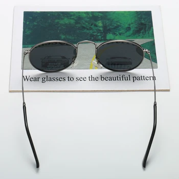 Kachawoo poliarizuoti akiniai nuo saulės moterims retro metalo rėmelis juodas žalias apvalus saulės akiniai vyrų vairavimo Unisex