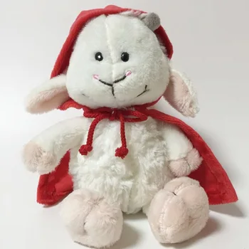 25cm Vokietija Avių Raudonas Apsiaustas avių pliušinis žaislas Lėlės gimtadienio dovana 1pcs/daug