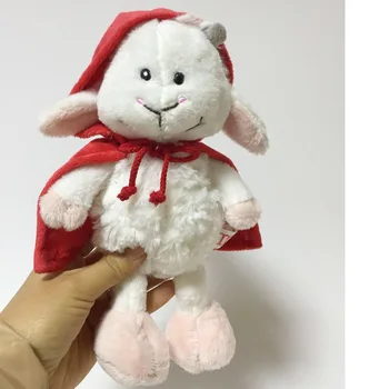 25cm Vokietija Avių Raudonas Apsiaustas avių pliušinis žaislas Lėlės gimtadienio dovana 1pcs/daug