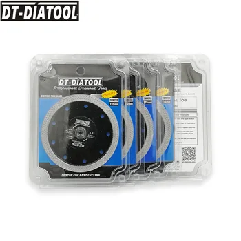 DT-DIATOOL 5vnt/pk Dia 105/115/125MM Aukštos Kokybės Sausos arba Drėgnos Diamond X Akies turbo ratlankio segmento Pjūklų Pjovimo Disko 4