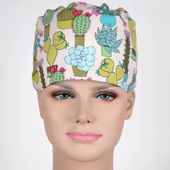 Moteris Spausdinti Šveitimas Kepurės Kaukė Medvilnės Kepurės Gėlių serijos 02