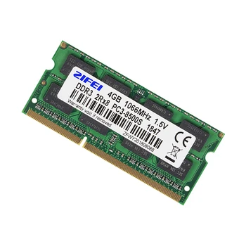 4GB DDR3 RAM 1066 MHZ 204PIN 1,5 V 2R*8 Dviviečiai modelis SODIMM atminties nešiojamąjį kompiuterį 