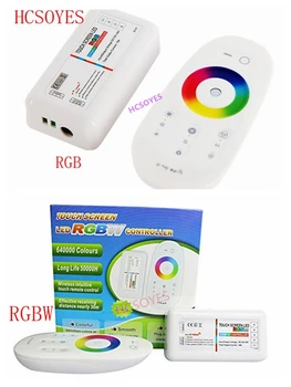 2.4 G RD RGBW RGB LED Controler Jutiklinis Ekranas DC12-24V 18A Nuotolinio valdymo pultelis Kanalą RGB / RGBW 5050 3528 5630 LED Juostos